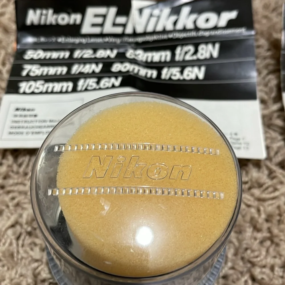 Nikon EL-Nikkor 75mm & 50mm enlarging lenses. - Picture 2 of 7